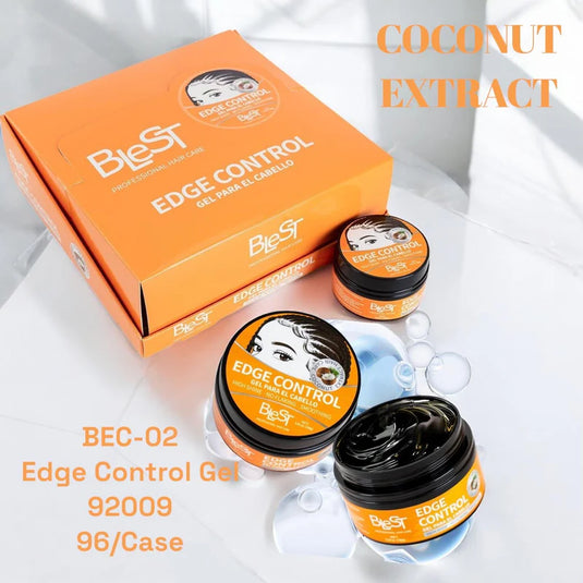 Hair-Blest Egde Control Gel With Coconut Extract BEC-02 ($2.50 each, 6pc bundle)