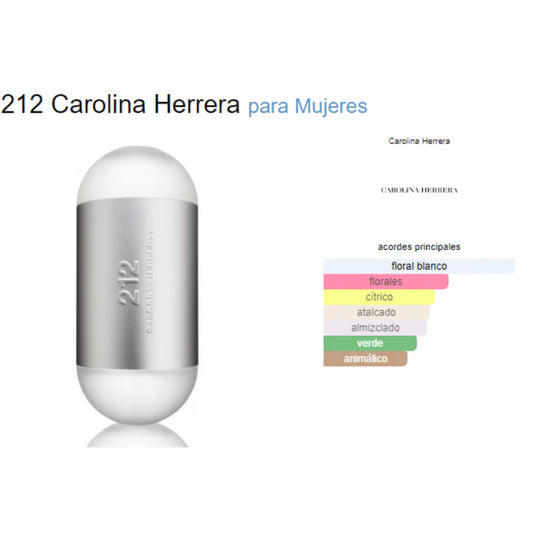 Perfumes- 212 By Carolina Herrera Eau De Toilette 3.4oz/100ml -100% Authentic