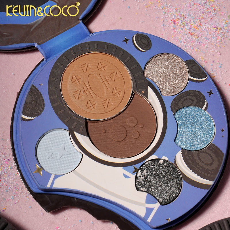 Load image into Gallery viewer, Eyes-Kevin&amp;Coco Black Cookie Eyeshadow Palette KC1454 ($2 each, 12pc Display)
