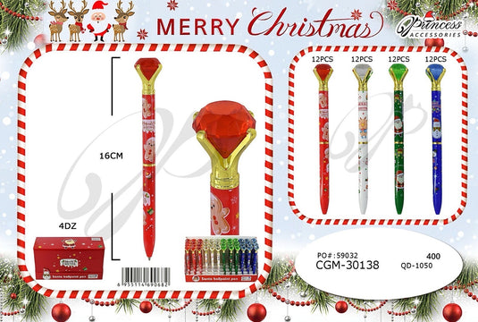 Novelties-Christmas Diamond Pen CGM-30138 (48pcs box)