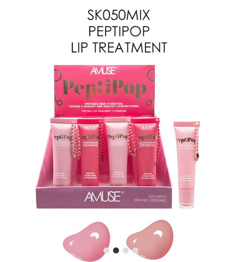 Load image into Gallery viewer, Lips-Amuse PeptiPop Lip Treatment SK050MIX ($1.25 each, 24pc display)
