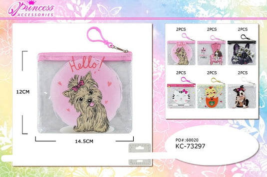 Accessories-Cute Animals Coin Purse KC-73297 (12pc pack)