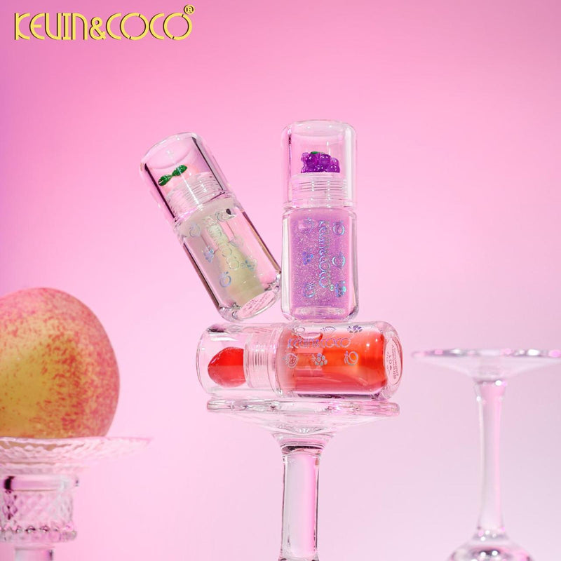 Load image into Gallery viewer, Lips-Kevin&amp;Coco Fruit Lip Oil KC1507 ($1 each, 24pc display)
