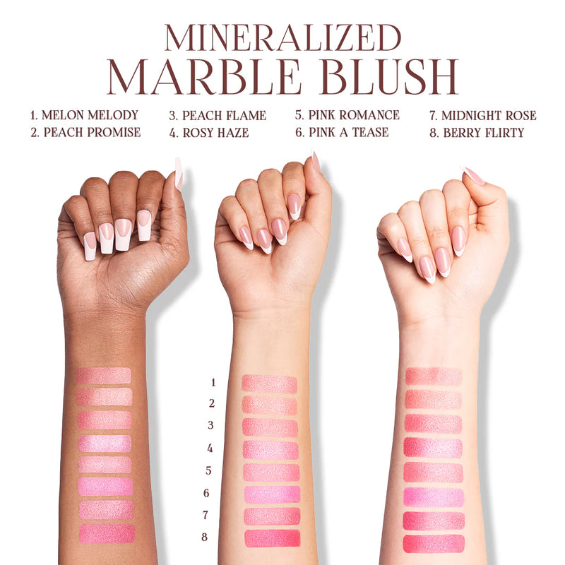 Load image into Gallery viewer, Face-Beauty Creations Mineralized Marble Blush MMB ($3.75 each, 6pc bundle)
