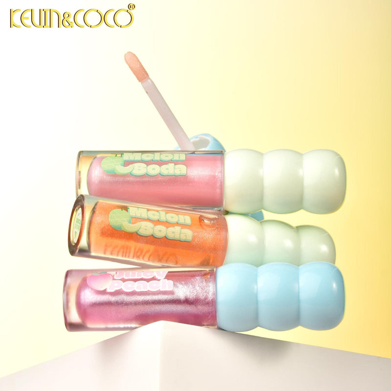 Load image into Gallery viewer, Lips-Kevin&amp;Coco Fruit Fiesta  Lip Gloss KC259404 ($1.25 each, 24pc display)

