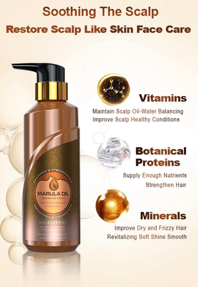 Load image into Gallery viewer, Hair-Marula Oil Intensive Repair Shampoo ($6.50 each, 4pc bundle)
