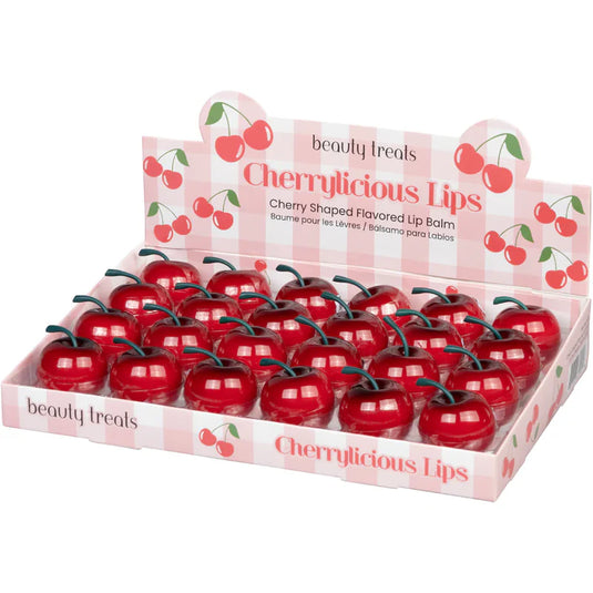 Lips-Beauty Treats Cherrylicious Lip Balm #602 ($0.87 ea, 24pc display)