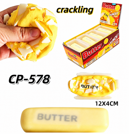 Accessories-Butter Squeeze Crunchy Toy CP-578 (8pc box)
