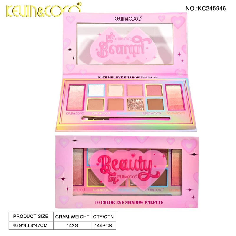 Load image into Gallery viewer, Eyes- Kevin&amp;Coco Beauty Eyeshadow Palette KC245949 (6pc bundle, $3 each)
