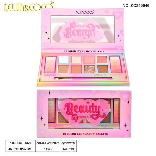 Eyes- Kevin&Coco Beauty Eyeshadow Palette KC245949 (6pc bundle, $3 each)