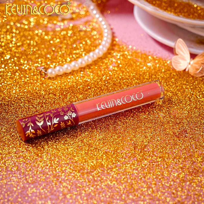 Load image into Gallery viewer, Lips-Kevin&amp;Coco Pink Flowers Feel Good Non-Stick Lip Gloss KC1492 ($1 each, 24pc Display)
