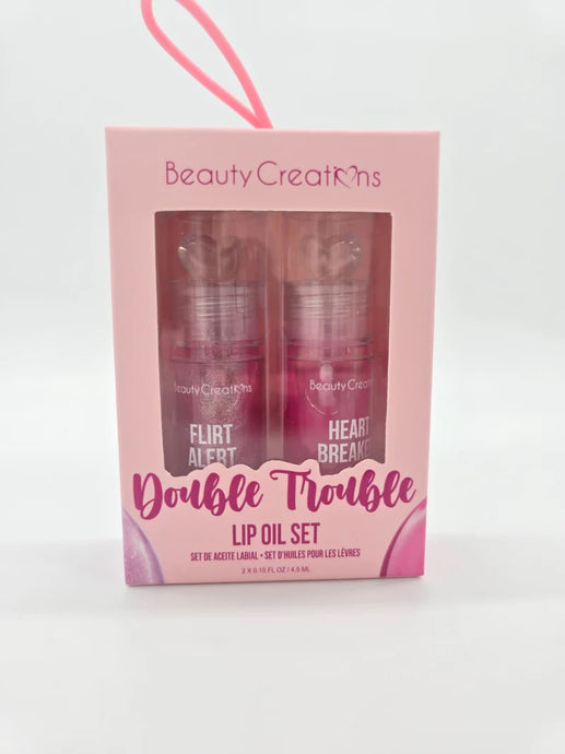Lips-Beauty Creations Double Trouble Lip Oil Set #LOS-DT ($4.50 each, 6pc bundle)