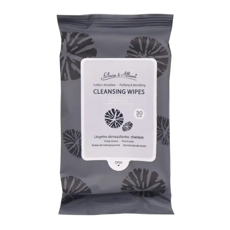 Load image into Gallery viewer, Skincare-She Makeup Charcoal Cleansing Wipes MIT005 ($1.08 each, 6pc Bundle)
