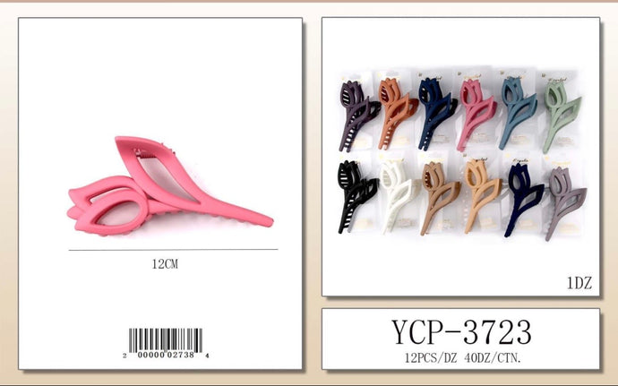 Hair-Flower Hair Clip YCP-3723 (12pcs pack)
