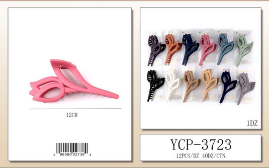 Hair-Flower Hair Clip YCP-3723 (12pcs pack)