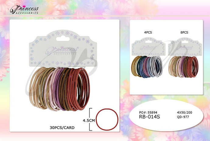 Hair- Thin Hair ties RB-014S (12pc pack)