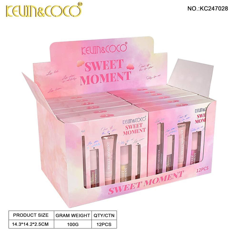 Load image into Gallery viewer, Lips- Kevin&amp;Coco Sweet Moment Lip Set KC247028 (12pc display)
