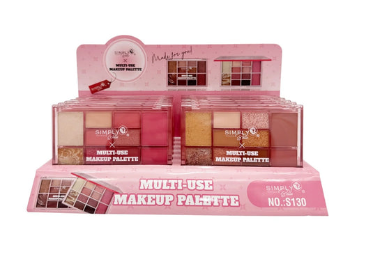 Eyes-Simply Bella Multi-Use Makeup Palette S130 ($2 each, 12pc display)