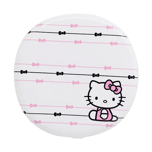 Novelties- Impressions Hello Kitty The Stripe LED Compact Mirror HKSTPRM342-WHT (3pc bundle, $13 each)