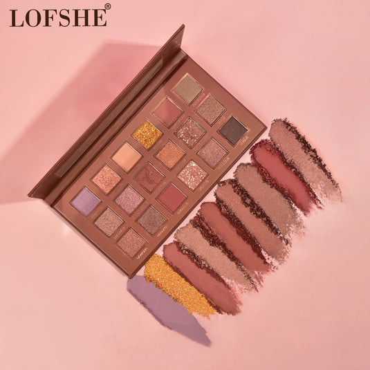 Face-Kevin&Coco LOFSHE Nice Under The Sea 18 Colors Eyeshadow Palette LF1119 ($2 each, 6pc display)