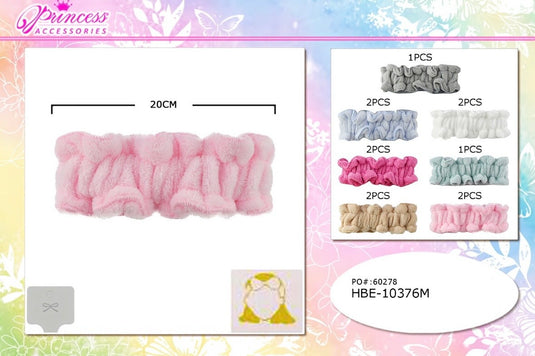 Hair-Spa Makeup Headband HBE-10376M (12pc pack)
