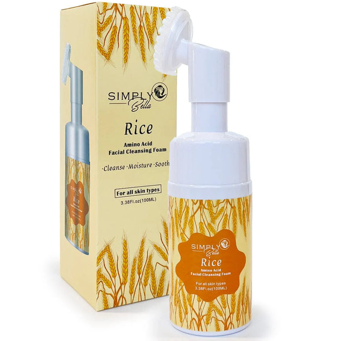 Skincare- Simply Bella Amino Acid Facial Cleansing Foam Rice FC-1005 (6pc bundle, $3.25 each)