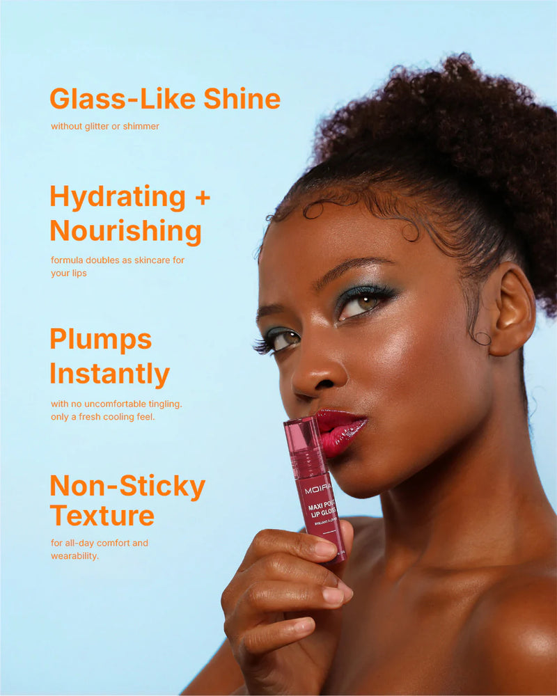 Load image into Gallery viewer, Lips-Moira Maxi Pout Lip Gloss MPLG011 Petal Dream ($3.50 each, 3pc bundle)
