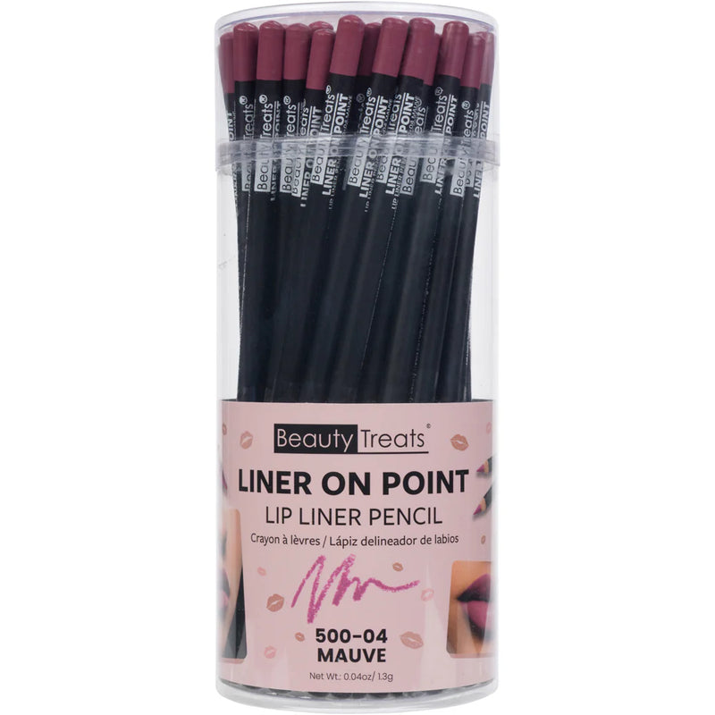 Load image into Gallery viewer, Lips-Beauty Treats Liner On Point Lip Liner Pencil #500 ($0.35 each, 48pc Jar)
