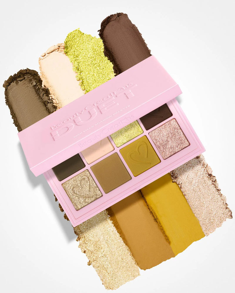 Load image into Gallery viewer, Eyes-Beauty Creations DUET Mini Snap Shadow Palette #DUET-PAL ($4.25 each, 4pc bundle)
