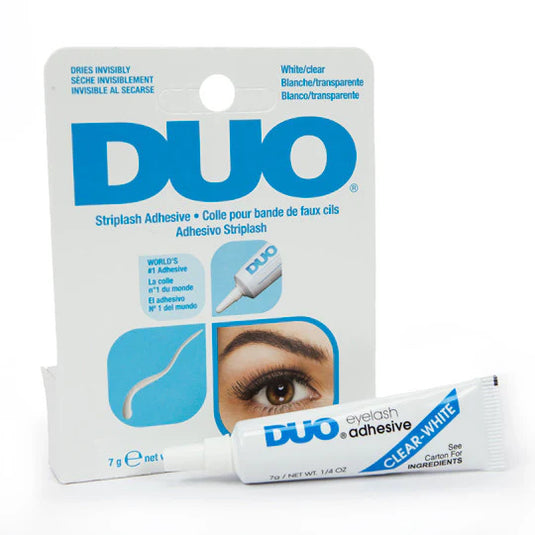 Duo squeeze lash glue- White/Clear (6pc pack) Blue