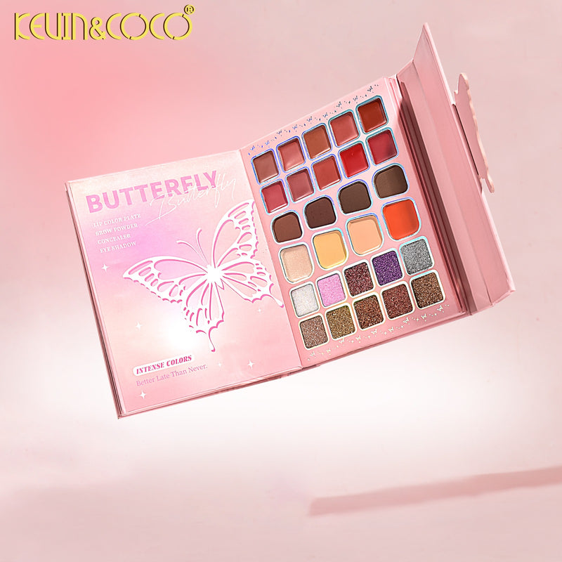 Load image into Gallery viewer, Eyes-Kevin&amp;Coco Butterfly 94-Colors Face Palette KC245857 ($12 each, 4pc bundle)
