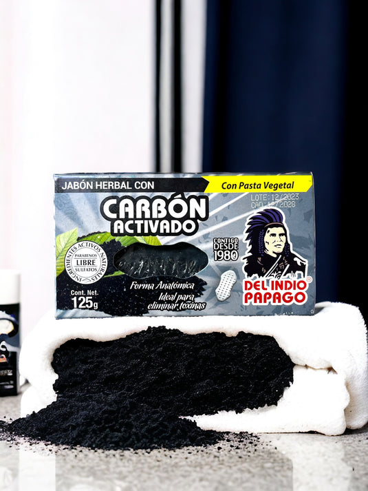 Skincare- Del Indio Papago Herbal Bar Soap- Activated Charcoal (6pc bundle,$2 each)