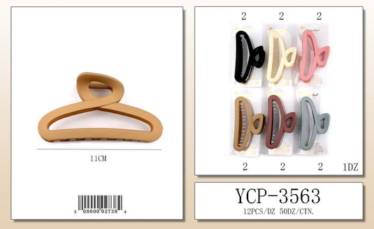 Hair- Hair Clip YCP-3563 (12pc pack)