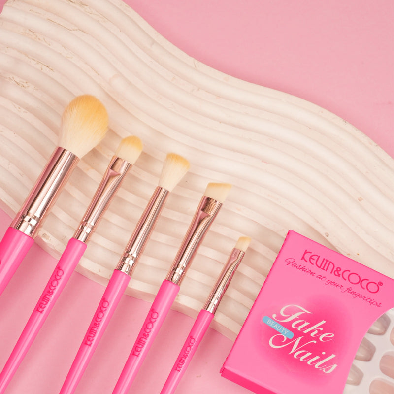 Load image into Gallery viewer, Accessories-Kevin&amp;Coco Perfect Canvas Makeup Tool Kit KC1167-HOT PINK  ($13 each, 2pc bundle)
