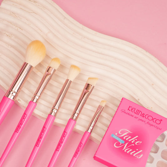 Accessories-Kevin&Coco Perfect Canvas Makeup Tool Kit KC1167-HOT PINK  ($13 each, 2pc bundle)