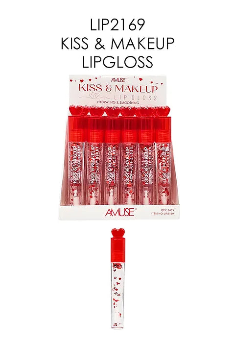 Lips- Amuse Kiss & Makeup Lipgloss LIP2169 (24pc display)