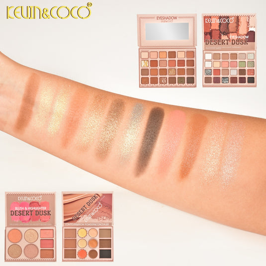 Face-Kevin&Coco Desert Dusk Eyeshadow Face Palette KC1080 ($9 each, 6pc bundle)