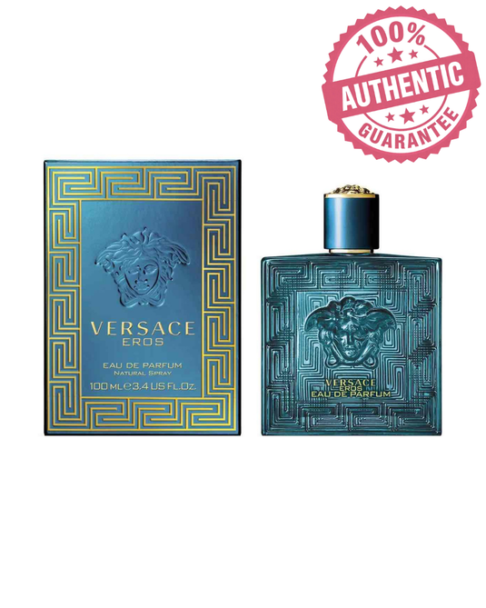 Perfumes- Eros Pour Homme By Versace Eau De Parfum 3.4oz/100ml  -100% Authentic