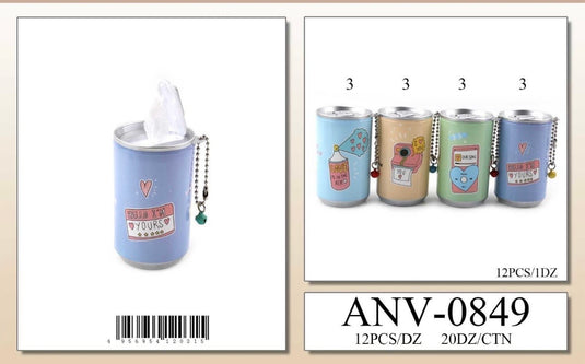 Accessories-Cute Wet Tissues ANV-0849 (12pc pack)
