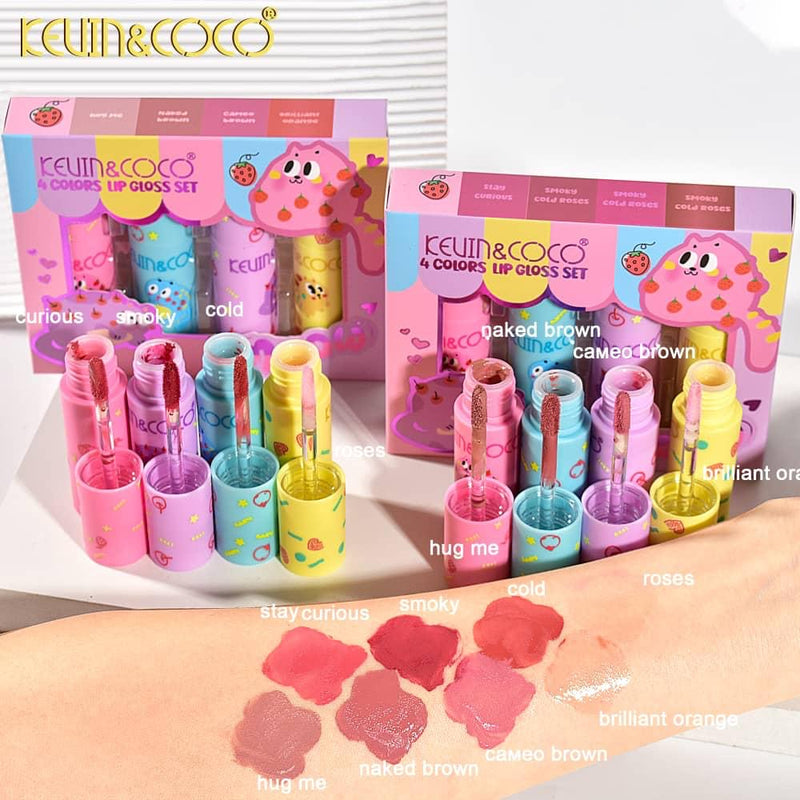 Load image into Gallery viewer, Lips- Kevin&amp;Coco Lip Gloss Sets KC246335 (12pc display,$2.50 each)
