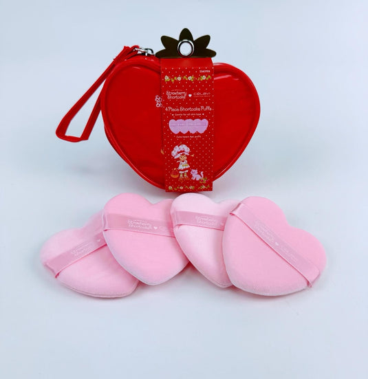 Face-Strawberry Shortcake 4 Pc Powder Puff Set SS45985 ($3.75 each, 6 pcs pack)
