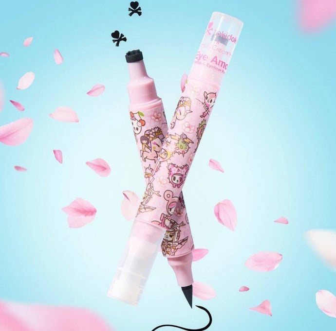 Eyes-Beauty Creations x Tokidoki Eye Amo Stamp & Eyeliner Pen #TD-EL ($2.75 each, 4pc bundle)