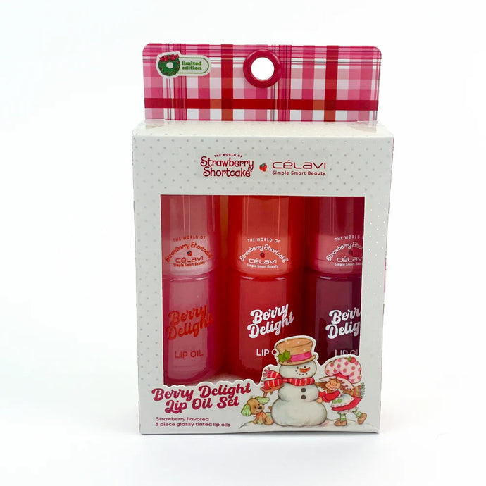 Lips-Celavi Strawberry Shortcake Lip Oil Set SS60137H ($4 each, 4pc bundle)