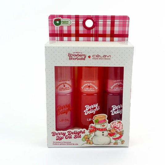 Lips-Celavi Strawberry Shortcake Lip Oil Set SS60137H ($4 each, 4pc bundle)