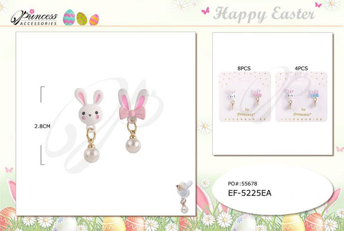 Jewelry-Easter Bunny Earring EF-5225EA (12pc pack)