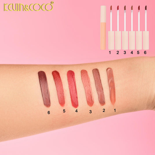 Lips-Kevin&Coco Whispering Sands 6pc Lip Gloss set  KC1314 ($3.50 each, 12pc display)