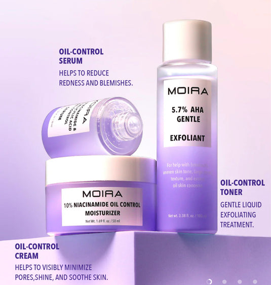 Skincare- MOIRA 10% NIACINAMIDE OIL CONTROL MOISTURIZER OCM001 (3pcs bundle, $9 each)