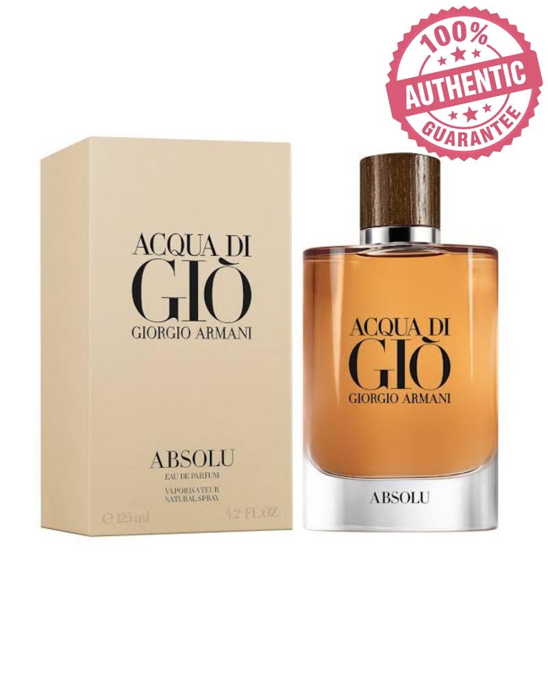 Load image into Gallery viewer, Perfumes- Acqua Di Gio Absolu By Giorgio Armani Eau De Parfum 4.2oz/125ml  -100% Authentic
