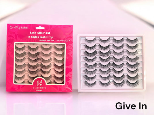 Eyes- 3D Faux Mink Lashes 16 Styles Lash Drop #Give In (4pc bundle, $8 each)