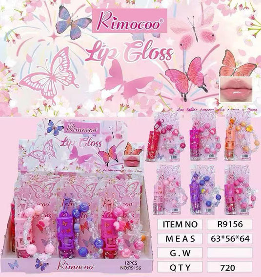 Lips-Prism Glow Butterfly Lip Gloss R9156 ($0.83 each, 24pc display)